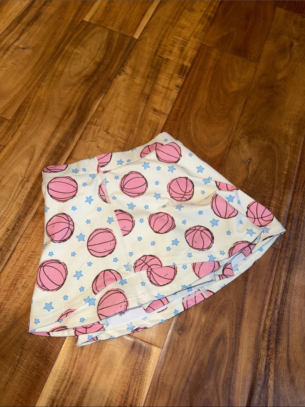 SweetHoney Pink & White Basketball Print Pajama Tank Top & Skirt Set - Picture 8 of 8
